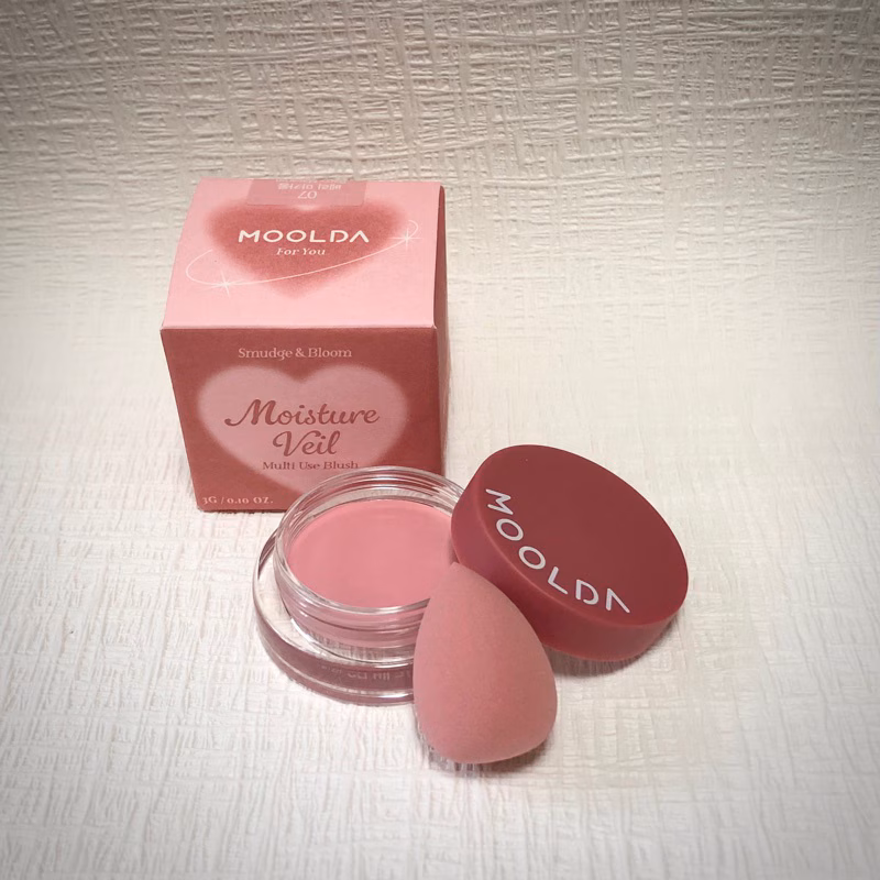 Moolda Moisture Veil Multi Use Blush (Vintage Rose)08-3g