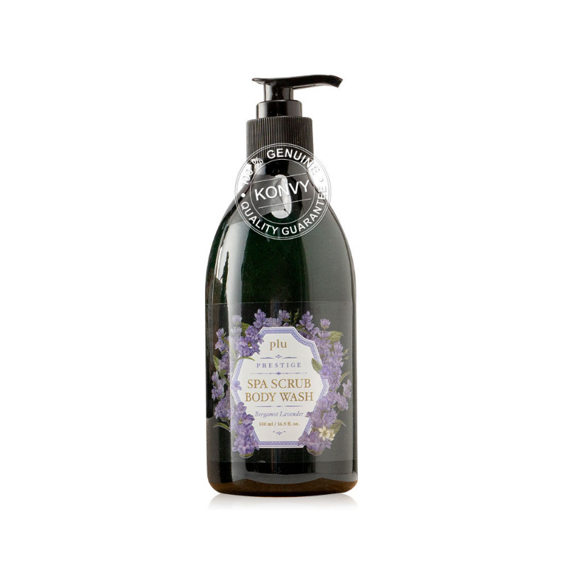 plu Prestige Spa Scrub Body Wash Bergamot Lavender 500ml