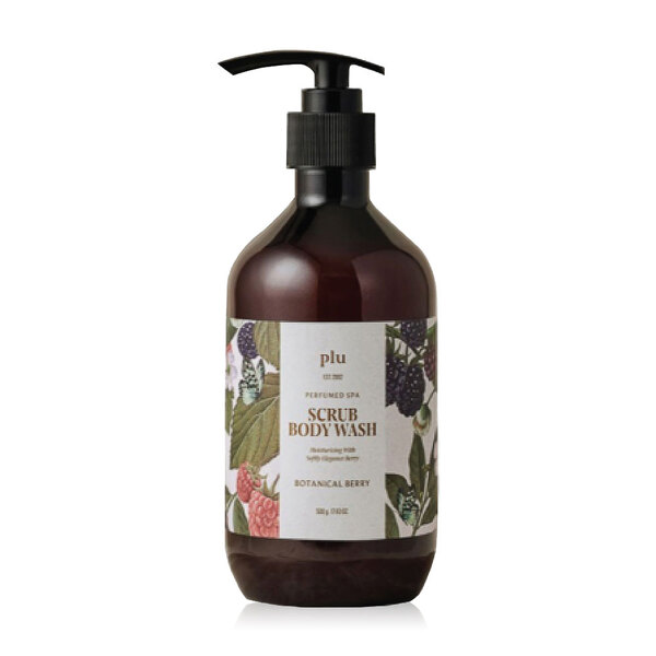 PLU Scrub Body Wash Botanical Berry 500ml