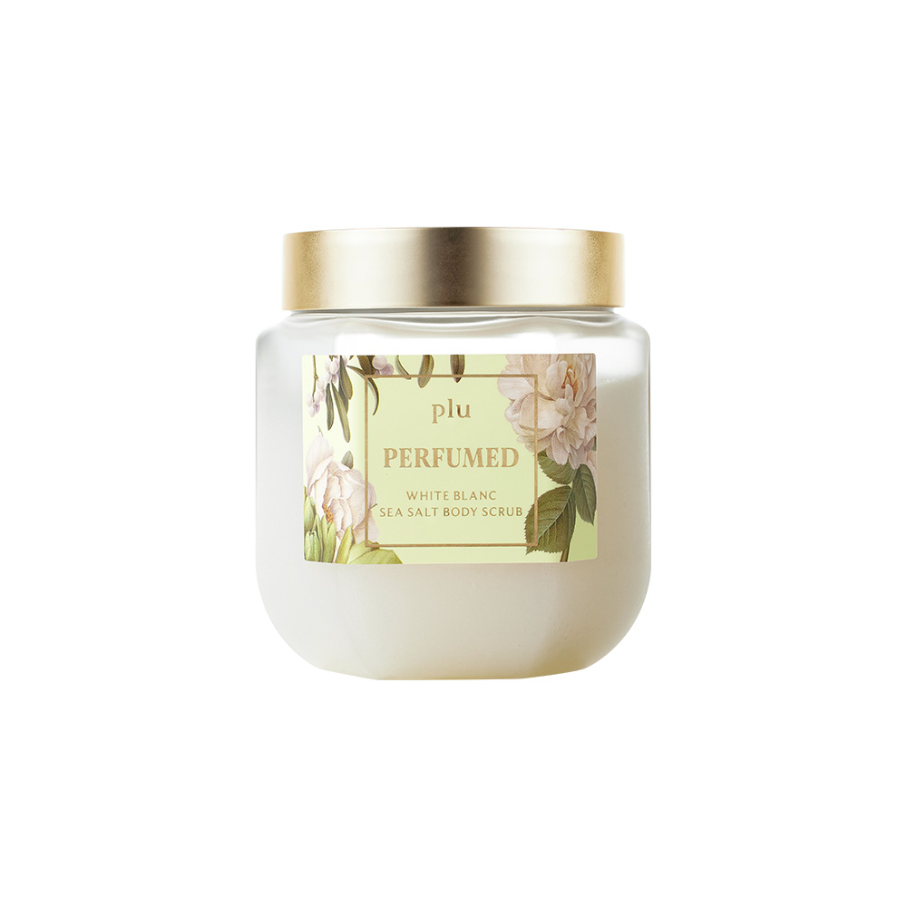 plu Perfumed Sea Salt Body Scrub White Blanc 500g
