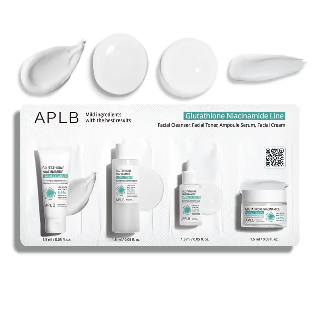APLB Glutathione Niacinamide Skin care 4 types Sachet