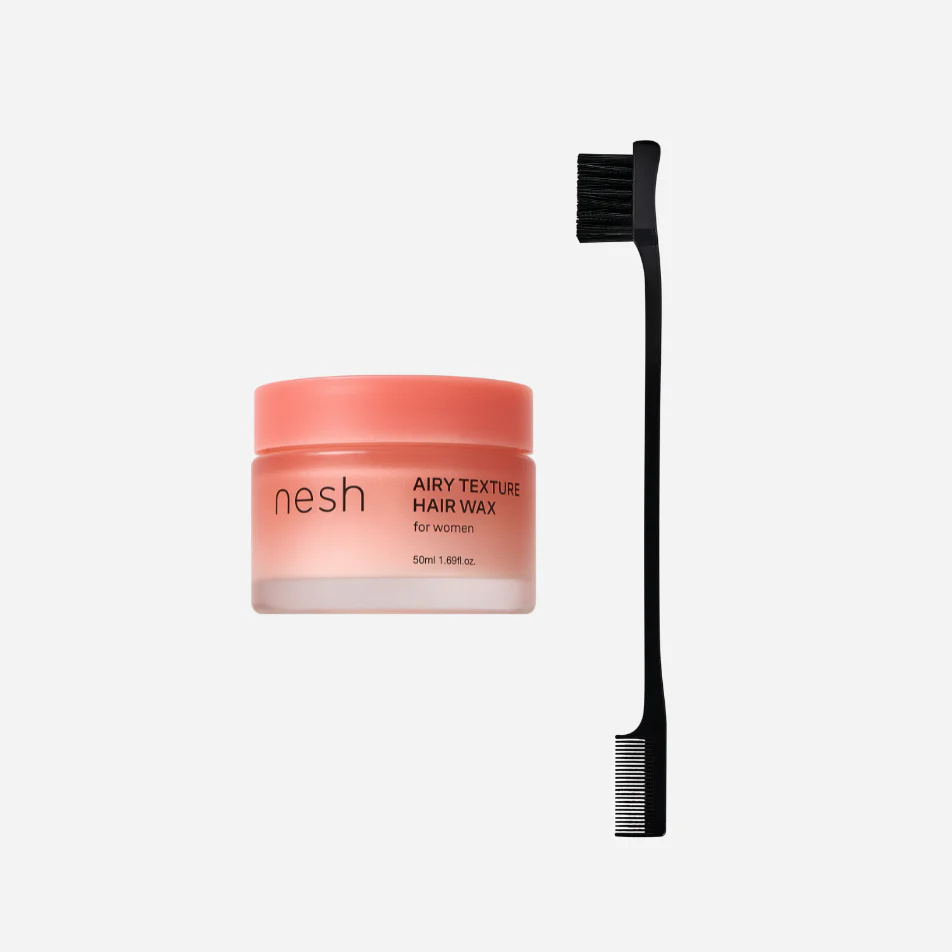 Nesh Airy Texture Hair Wax Brush Set (50ml)