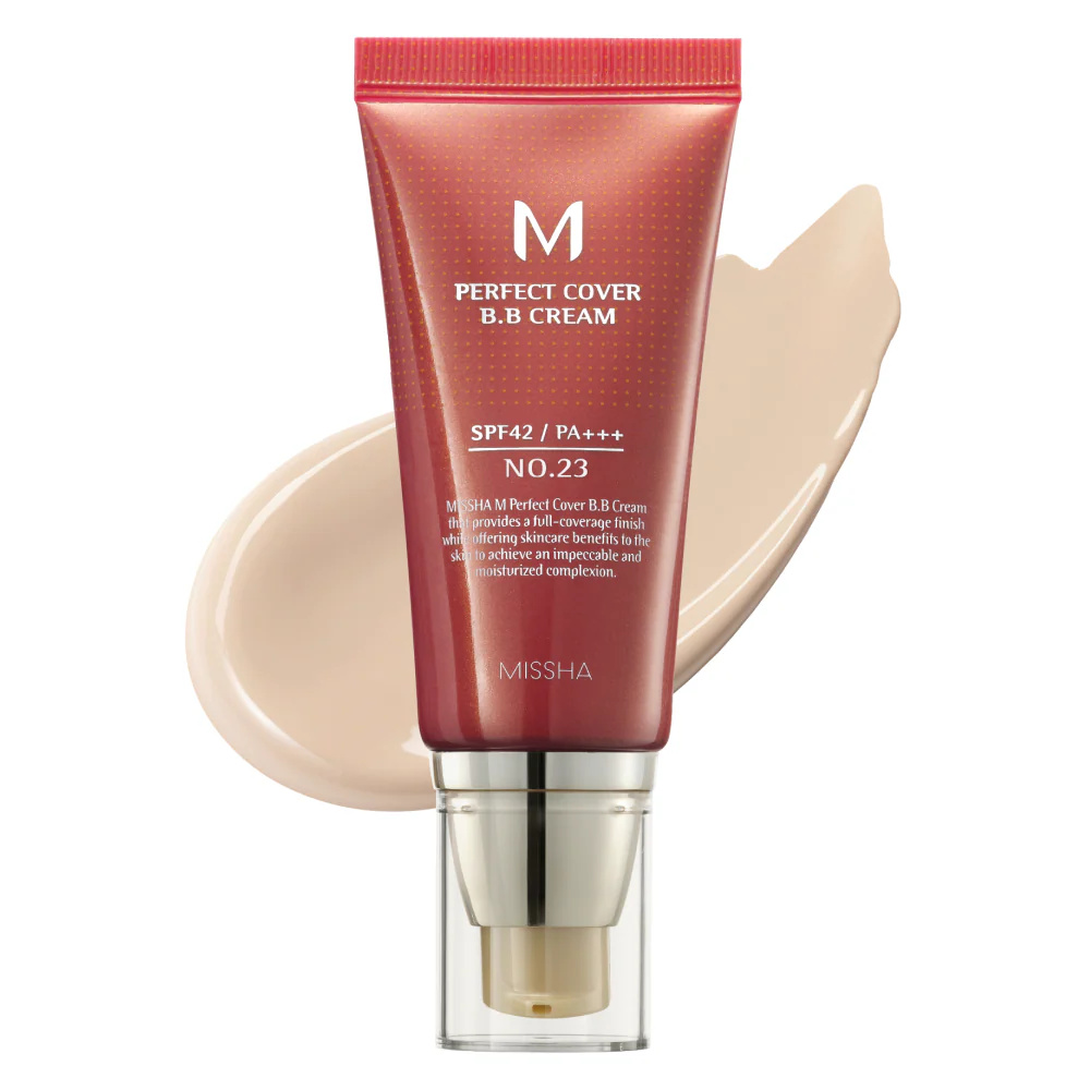Missha M Perfect Cover BB Cream SPF 42 shade No.23 (Natural Beige) – 50ml