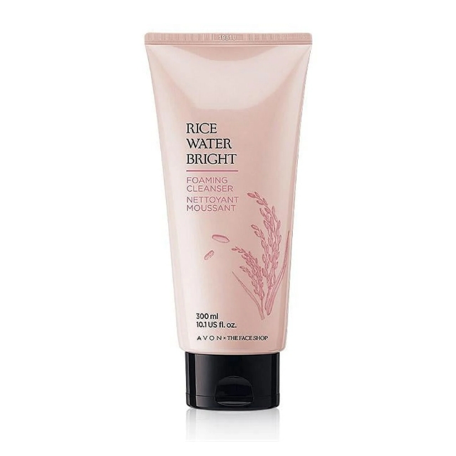The Face Shop Rice Water Bright Facial Foaming Cleanser 300ml